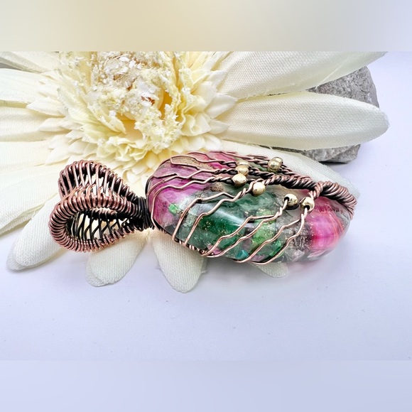 OYSTER TURQUOISE PENDANT - Picture 4 of 7